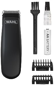 Wahl Pocket Pro Cortapelos, cortapelos pequeño para Mascotas, cortapelos para Animales, Set peluquería para Mascotas, Kit peluquería para Perros, Recorta Las Zonas más pequeñas, sin Cable, a Pilas