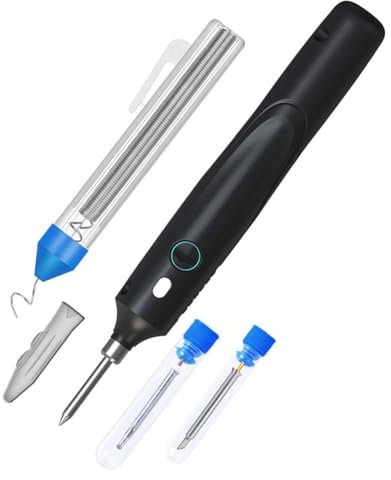 Knoruley USB Portable Soldering Iron Set Mini Home Student Soldering Torch Wireless Lithium Battery Repair Tools