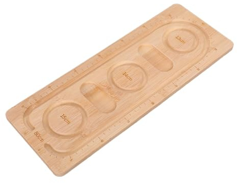 SZLIFE Supporto per Perline in Legno, Supporto per Perline, Strumento di visualizzazione, Vassoio per organizzare creazioni, Famiglia, Amici, ciondoli, 13 Centimetri 14