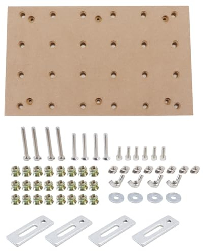 Riven Panneau de spoilboard en MDF CNC pour routeurs CNC 3018 300 x 179 x 12 mm, trous M6