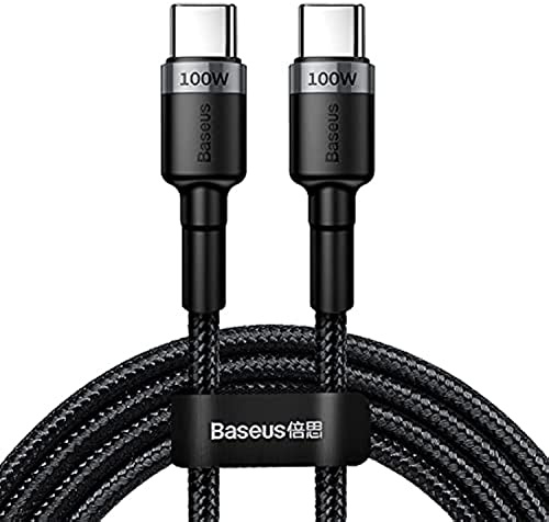 Baseus Cafule PD2.0 100 W Blitzaufladung USB für Type C Kabel (20 V 5 A) 2 m Grau/Schwarz