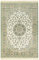Nouristan Naveh Orient Teppich – Wohnzimmerteppich Orientalisch Kurzflor mit Fransen Vintage Orientalischer Samt-Teppich für Esszimmer, Wohnzimmer, Schlafzimmer – Ivory Grün, 135x195cm