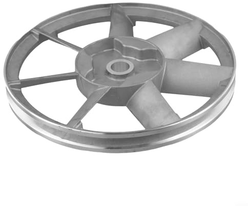 Kompressor-Zubehör, Luftkompressor-Riemen, Maschinenkopf-Riemenscheibe, Metall, Einzelrille, Dreiecksrad, Durchmesser 265 mm, Einbauschlitzbreite 13 mm, kompatibel mit A-Dreiecksriemen