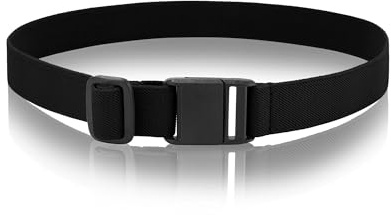 Kajeer Kids Elastic Belts for Boys, Adjustable Hole-Free Waist Belt with Plastic Buckle|Ideal for School Uniforms & Casual Wear