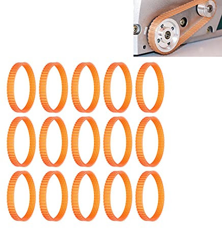 Courroie d'entraînement de raboteuse 20 pièces pour Hitachi F20A, courroie d'entraînement de remplacement de rabot électrique 218mm courroie à double engrenage à rainures multiples