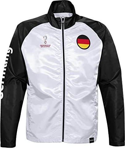 FIFA Jungen Official World Cup 2022 Training Jacket, Youth, Germany, Age 12-13 Track, White, Large, 10-12