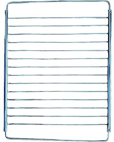 Quailitas Fridge Freezer Shelf [Pack of 1] – 350-530 mm Width, Universal Adjustable Fridge Rack, Chrome Plated, Extendable – Refrigerator Parts & Accessories