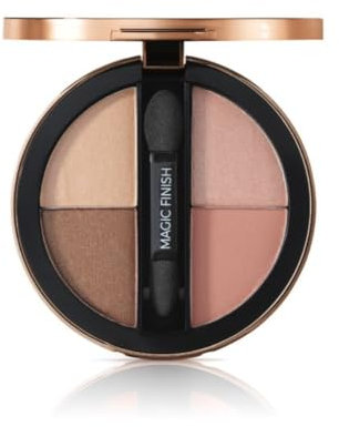 M. Asam MAGIC FINISH Satin Eyeshadow Palette Collection No.3 (4x2,25g) – Lidschatten Palette Mit Nude- & Brauntönen, Rosa & Schimmernden Nuancen Für Natürliches Augen Make-up