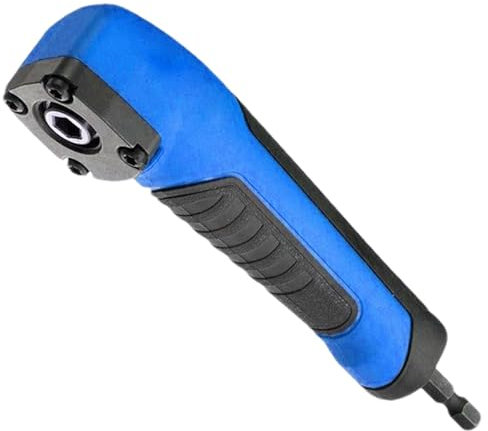 Zasdvn Adattatore per trapano angolare, trapano angolare elettrico - per trapani a 90 gradi - Adattatori manuali in metallo, per trapani elettrici per utensili per la lavorazione