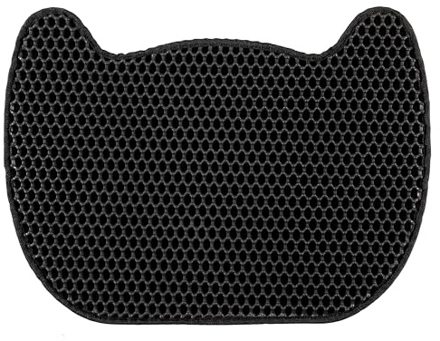 THE CONCEPT FACTORY - AN0003 Tapis de Litière en Nid d'abeille - Conçu pour Capturer Les Granules - Dimensions 40 x 50 cm - Confort pour Pattes Sensibles
