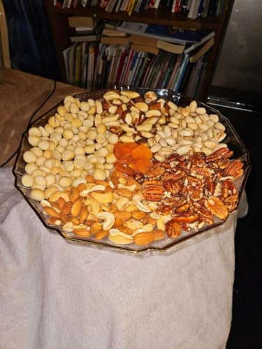 Mixed Nuts Gift Tray - Fruit and Nut Selection - Contains Dried Fruit - Healthy Snack - an Excellent Gift for Special Occasions and Celebrations with Almonds, Cashews, and Pecans