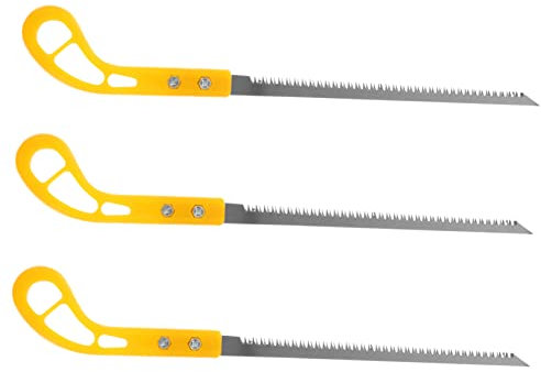 Housoutil Scie à Arbre 3pcs Scie à Main Japonaise Petit Outil De Coupe Jardinage Taille D'arbres Fruitiers Portable
