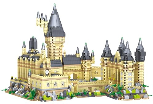 Magic Castle Building Blocks Set, 3000+PCS Micro Mini Blocks Magic Castle Building Kits, Architectural Model Toys, Collectible Architecture Decoration Gifts for Kids and Adults