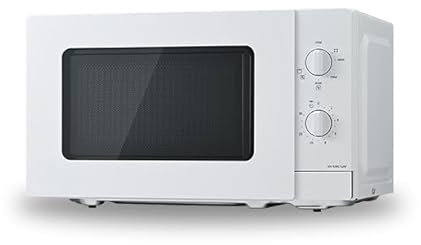 Panasonic NN-GM21QWEPG 20L Kompakt-Mikrowelle mit Grill, 800 W, Kombi-Garen, 5 Leistungsstufen, Auftaufunktion, Drehregler, Glasdrehteller, Weiß