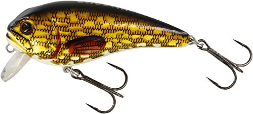 Westin Fat Bite Floating Wobbler Spinnfischen Crankbait Barsch Hecht Forelle Spinnköder Raubfische Barschköder Natural Pike 8cm / 24g / schwimmend / 0.3-0.8m