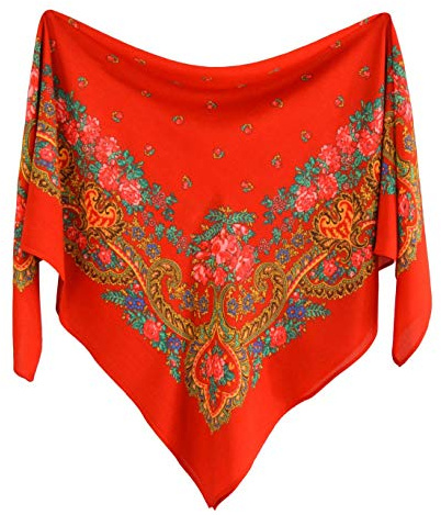 Traje Regional Pañuelo portugués rojo - 65 x 65