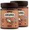 SUNFLY Protein Chocolate Spread - Nut-Free, High-Protein Cocoa Spread from Sunflower Seeds - 70% Less Sugar - Palm Oil & Top 14 Allergen Free, Vegan - Rich in Vitamins & Minerals - 2 x 330g Jars