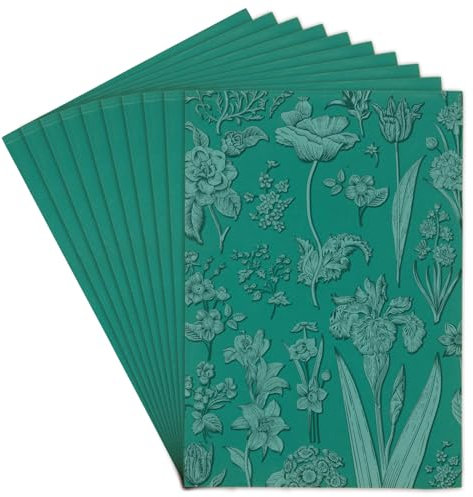 LDXDRU 10 Pack Linoleum Blocks for Printmaking, 8 x 10 Inch Linoleum Blocks Green Linocut Block, Rubber Carving Block for Engraving Art Project Printmaking Stamp Carving Block