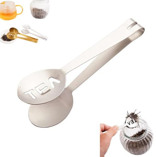 Pinze per spremere bustine di tè, in acciaio inox, clip per colino per bustine di tè, pinze da tè per afferrare bustine di tè, clip per filtro da tè creativo per estrarre tè sfuso