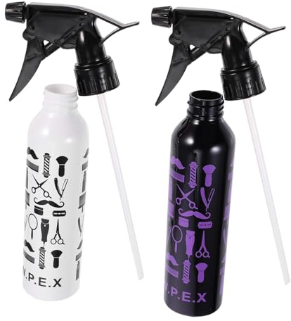 LIFKOME 2pezzi Bottiglia Spray Per Capelli Spruzzatore Liquido Multiuso Bottiglia Spray Per Parrucchiere Resistente e Pratico Per Uso Prolungato