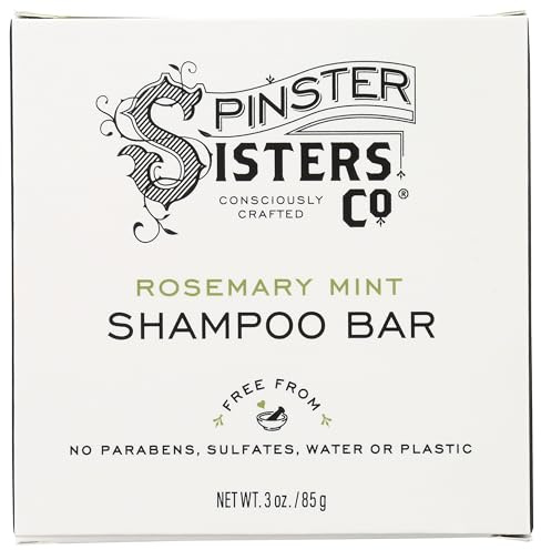 SPINSTER SISTERS CO Rosemary Mint Shampoo Bar, 3 OZ