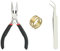 3 Stück Schmuckzangen Schmuck Zange Spitzzange zur Schmuckherstellung Schmuckzange Bastelwerkzeuge Mini Zange Spitzzange für Drahtarbeiten DIY Handwerk Schmuckreparatur Schmuckherstellung