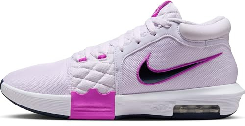 Nike Lebron Witness VIII Basketballschuh, Zapatillas de Baloncesto Hombre, Barely UVA Obsidian Hyper Violet, 46 EU, Barely UVA Obsidian Hyper Violet, 46 EU