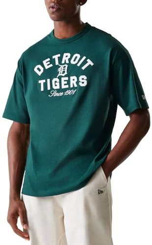 New Era Detroit Tigers MLB Heritage Oversized T-Shirt Grün L