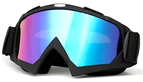DriveNova Motorradbrille, Winddichte Staubdichte Motocross Brille, MTB Brille Dirt Bike ATV Crossbrille UV Skibrille Motorradbrillen für Herren Damen Jugend