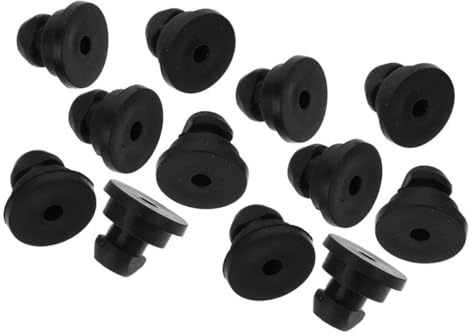 TOYANDONA 12 Piezas Patas de Goma para Olla Arrocera, Patas Repuesto Antideslizantes de Caucho, Aislamiento Térmico para Cocina Doméstica y Restaurante