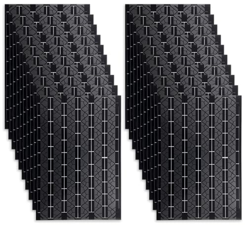 COYUN 2040 Coins de Photo Autocollants, Coin Photo Autocollant, Coin Photo Adhésifs, Parfaits pour Albums Photos Scrapbooking Loisirs Créatifs, Fixation Sécurisée Facile à Utiliser(Noir)
