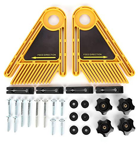 Federbrett, Federbrett Tische Sägen Gehrungslehre Schlitz Holzbearbeitung Elektrowerkzeug Zubehör Gelb