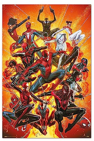 Grupo Erik Póster Marvel Spider Man, Spider Geddon 1 - Lamina decorativa Marvel/Póster Spiderman - Marvel Merchandising - Producto con licencia oficial