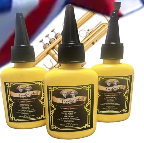 FREDRICKS Professional Valve Oil 60ml Synthetic Trumpet Oil For Musical Instruments (60ml)