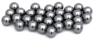 Schleudermunition Softair Kugeln Stahlkugeln 6mm Kaliber 500/1000 / 2000 Stück Metallkugeln für Katapult Zwille Slingshoot Schleuder in Silber Kugellager (5000)