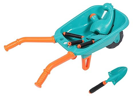 KOMBIUDA 1 Satz Spielzeugset für Wasser für draußen Gartenspielzeug gartenwerkzeug gartengeräte Mini-Gartenschaufeln tragbare Gießkanne Plastik Green