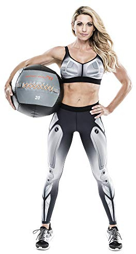 Bionic Body Soft Medicine Ball Weighted Slam Wall Ball for Cardio Workout and Core Training – Ideal for Squat, Lunge, and Partner Toss – 6, 10, 14, 20 lb, 20-Pound