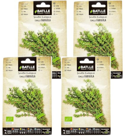 Semillas de tomillo ecológico de Semillas Batlle PACK (4)