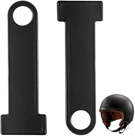 GXGM Lucchetto Casco Moto,Chiusura a Fibbia a Sgancio Rapido per Casco Moto, 2 PCS Fibbie Lucchetto Casco Dispositivo Intelligente Antifurto Moto