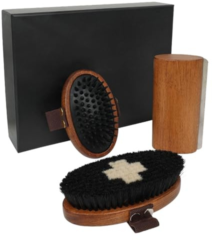 Cepillo Para Mascotas De Crin De Caballo - Cepillos Para Kit De Aseo | Kit Cepillos Para Aseo | Cepillo Para Crin De Caballo, Productos Para Pulizi