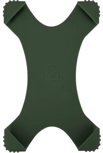 ZhaoCo Universal Antideslizante de Silicona Correa de Mano Dedo Agarre Soporte para 6'' / 6.8'' / 7'' Kindle eReaders/Kobo/Sony Ebooks - Verde Oscuro