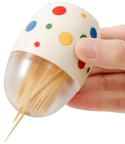 Tandpetarhållare Portabel nyskapande fågelbehållare med kapacitet | Magnetisk tandpetardispenser För aptitretare, mat, cocktails, smörgåsar, handväskor och resor