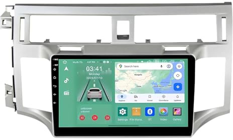 Autorradio Android 15 de 9 Pulgadas Doble DIN para Toyota Avalon 2005-2010, con CarPlay, cámara Trasera, Controles en el Volante, Bluetooth, GPS, Radio FM y WiFi (A2 2G+32G).
