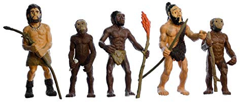 Miniblings 5X Evoluzione delle Figure umane Monoblocchi Uomo di Neanderthal