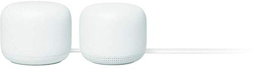 Google Nest Wifi - Home Wi-Fi System - Wi-Fi Extender - Mesh Router for Wireless Internet - 2 Pack