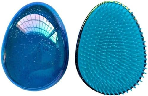 VinBee Detangler Hair Brush for Women, Girls,Boys and Kids Mini Hairbrush for Wet & Dry Hair Comb Compact,Travel Brush Hair Good for Curly Hair-Kids Hair Brush（Starry Sky Blue）