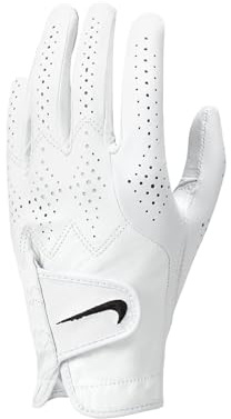 Nike Tour Classic IV GG REG L Guantes de golf para mujer Pearl White/Pearl White/Black S
