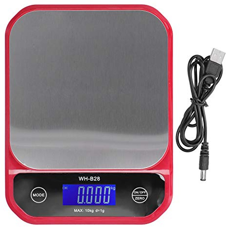 Digital Köksvåg WH-B28 Matvåg med Hög Precision, Multifunktionsmätskala 10 Kg/1 G