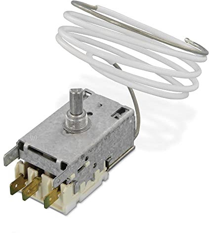DL-pro Termostato para AEG Electrolux Zanussi 226215403/8 2262154038 Ranco K59-L1260 1080 mm tubo capilar 3 x 6,3 mm AMP regulador de refrigeración