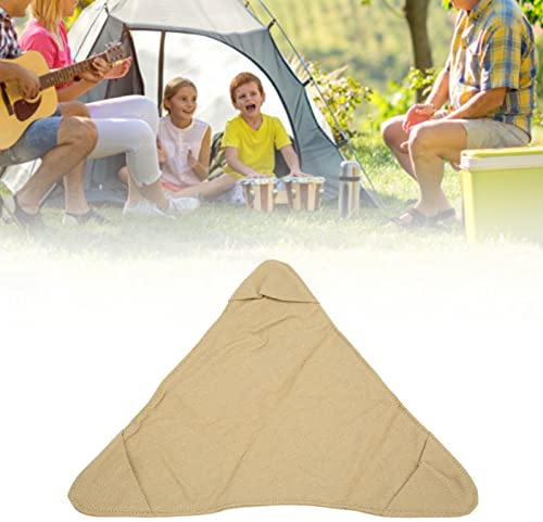 Pilipane Tripod Stool Cloth,Tripod Stool Chair Cover,Triangle Stool Cloth Camping Stool Cloth,Folding Camping Stool Cloth Portable WaterProof Soft Canvas Side Length Mini Camping Stool Cloth (36.5cm)